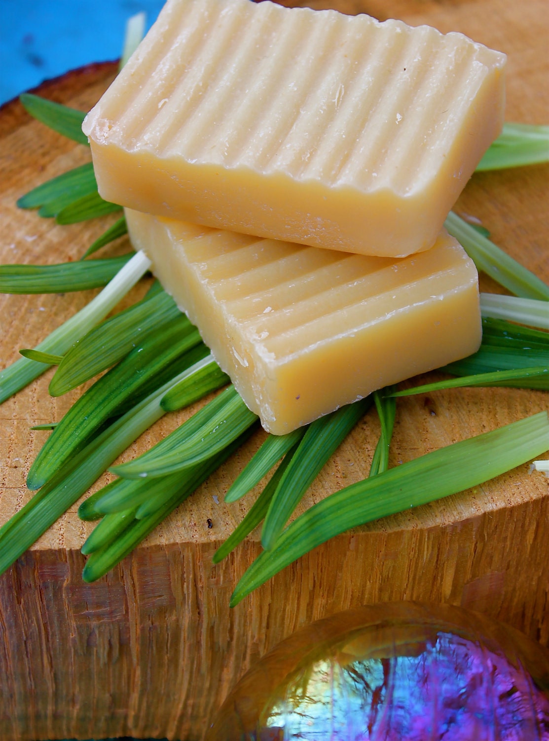 Natural Lemongrass Soap with Goats Milk and Loofah
