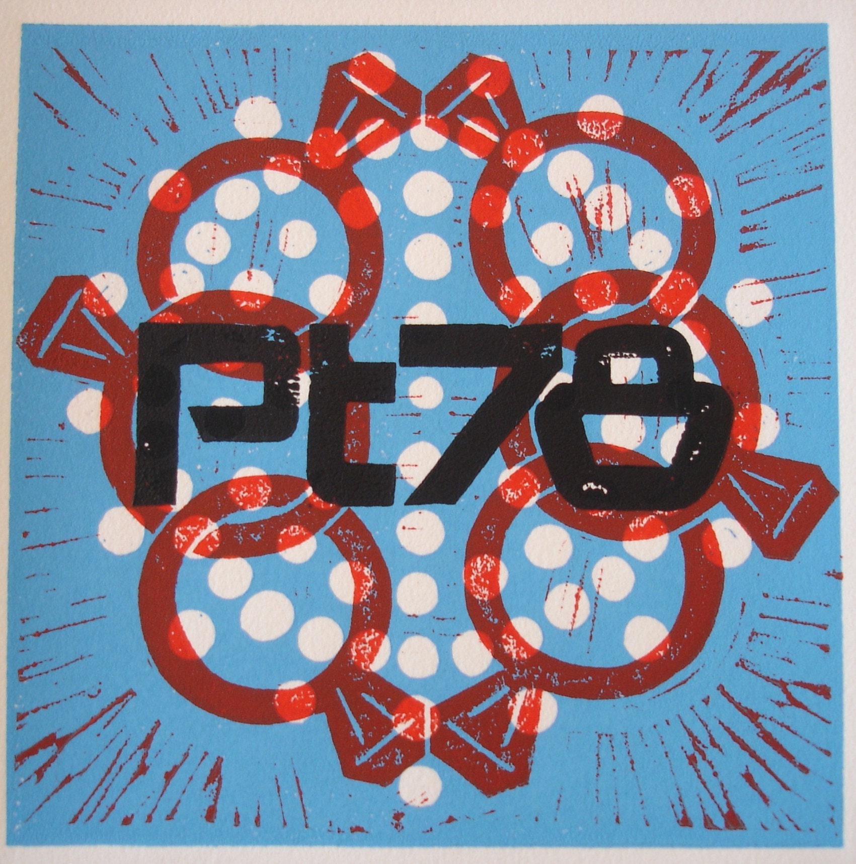 Platinum-78 blue...(periodic table project)