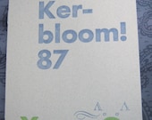 letterpress zine about being a kid