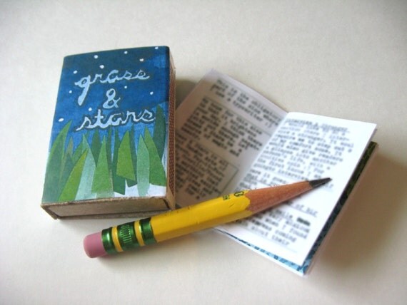 Grass Stars teensie tiny miniature zine