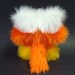Halloween Plush Monster - Candy Corn Petunia - White / Orange / Yellow