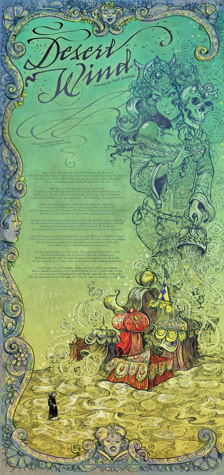 Neil Gaiman Desert Wind Limited Edition Print