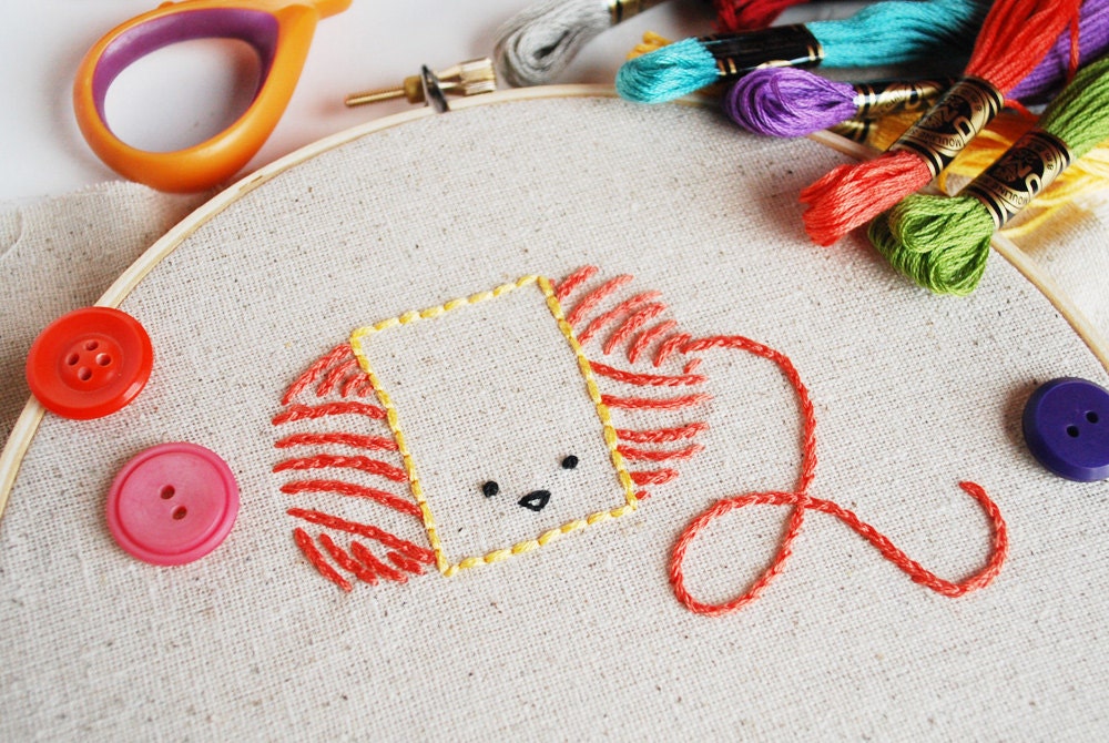Crafty Characters - Digital Hand Embroidery Pattern