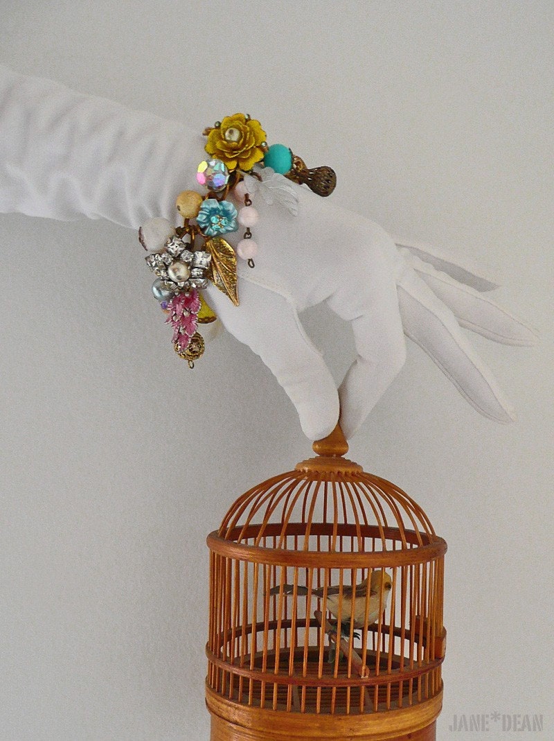 Vintage Flower Garden Bracelet