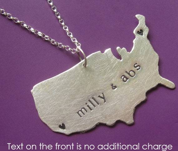 Long Distance Love Customizable Necklace
