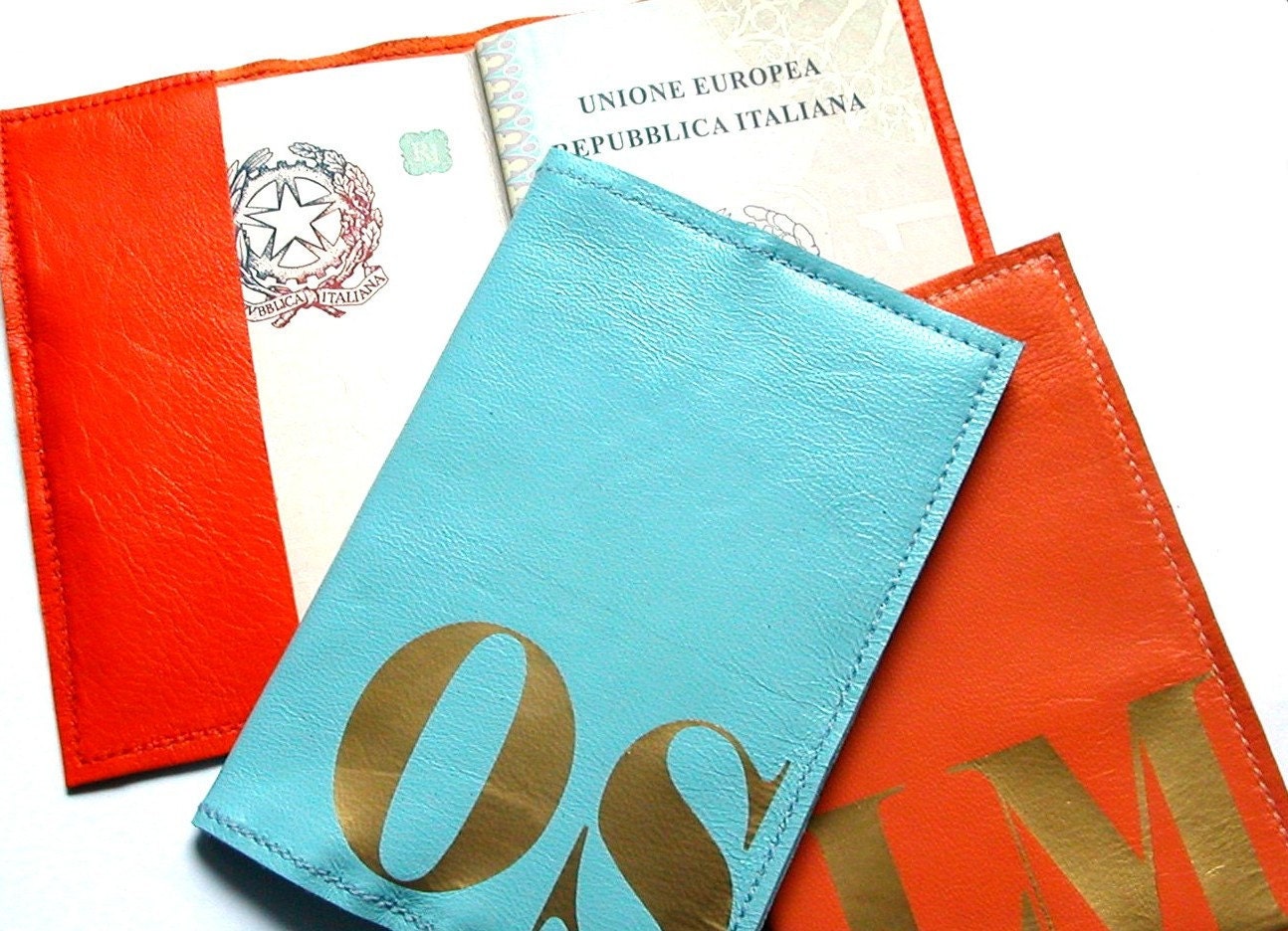 Mia Initial Leather Passport Holder, Personalized Passport Cover, Initial Leather Passport Cover, Passport Wallet, Travel Wallet