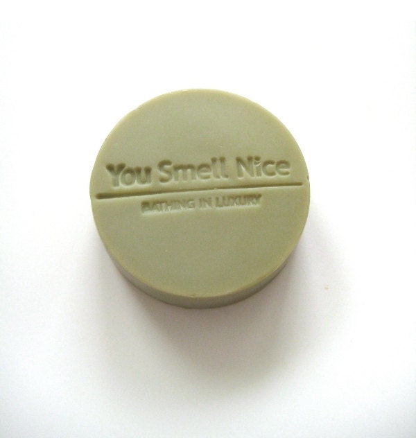 Fresh Sweet Tangerine Rosemary with French Green clay for sage olive green color - made from scratch using natural oils by me