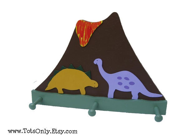 Dinosaur Wall Peg Rack