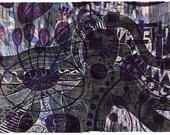 Skatha 15x11in (original woodcut)