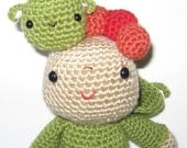 I want to be a worm amigurumi crochet pattern - PDF Digital Download