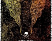 Rock poster -  The Detroit Cobras hand screen printed show poster - limited edition