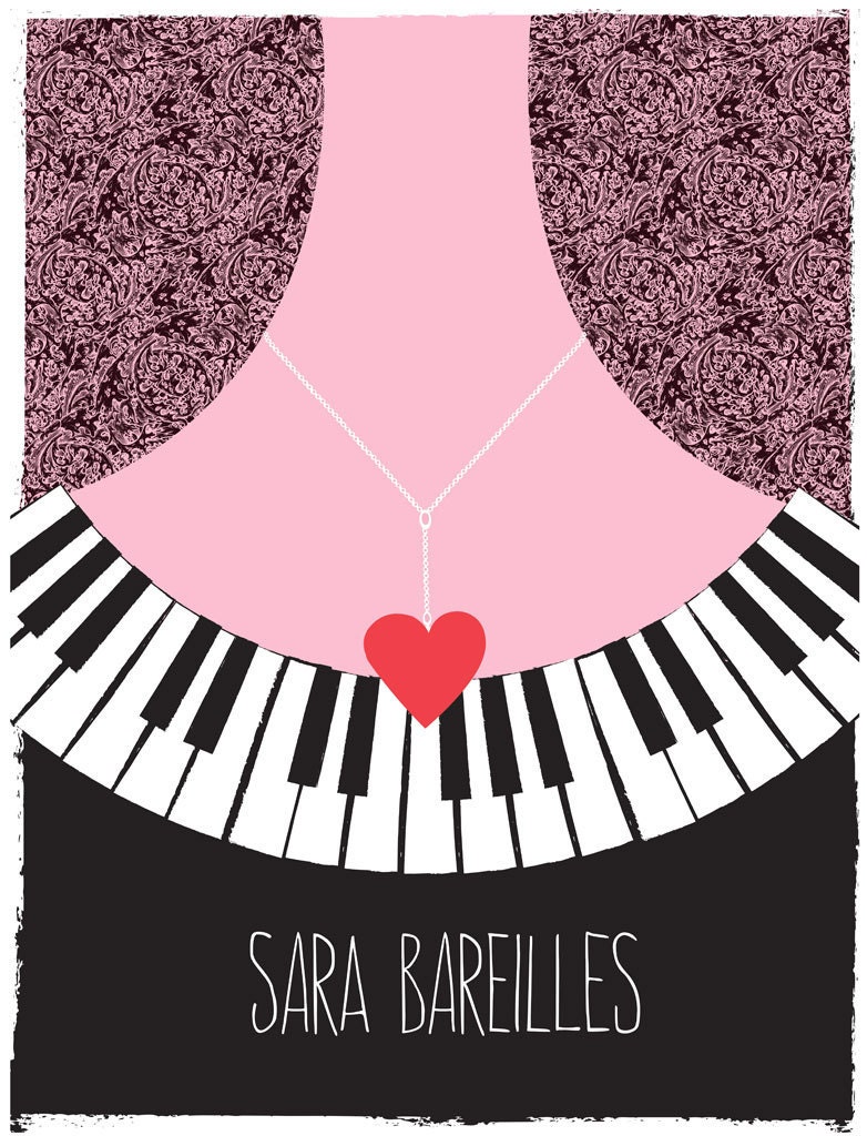 Screenprint Poster for Sara Bareilles Tour Poster - Silkscreen Print Limited Edition