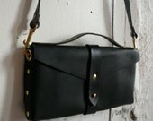 black on black clutch