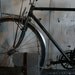 felt and leather bicycle bag