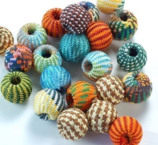 Colored Wooden Beads