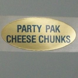 40 PARTY PAK cHEESE CHUNKS stickers. stickers you clearly need