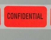 40 Confidential stickers, for your secret files