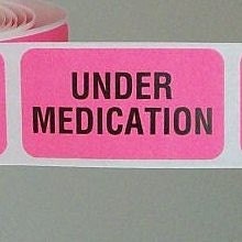 80 Under Medication stickers