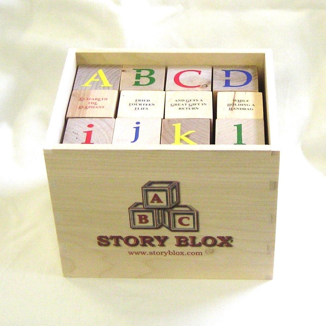 Build-Your-Own-StoryBlox - 36 Educational Alphabet Blocks - 144 Sentence Fragments