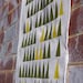 Linen 'Tree Towel' (two-tone green)