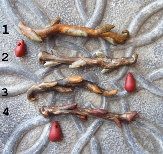 Thorns- artisan bead / pendant