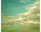 Nature Photograph - Cloud Photograph - Sky - Collecting Clouds- Signed Fine Art Photograph- Almost Home