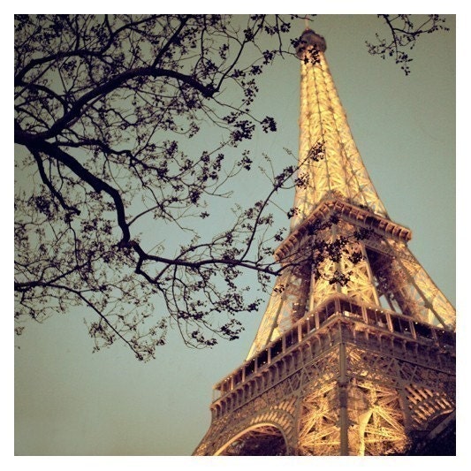 Paris Photograph - Paris - France - French Photography - The Blue Hour- Original Signed Fine Art Photograph- Alicia Bock