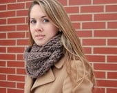Crochet Infinity Cowl - Chunky Textured Women's Winter Cowl or Scarf