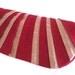 Cranberry and Rose Pleated Silk Clutch Purse