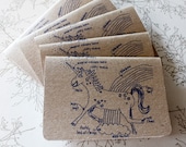 Set of five Magical Unicorn pocket notebooks
