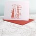San Francisco blank note card