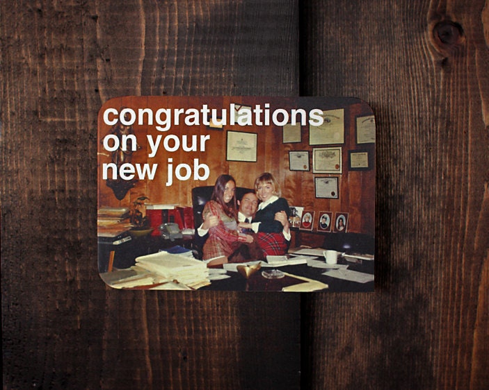 New Job - Congratulations