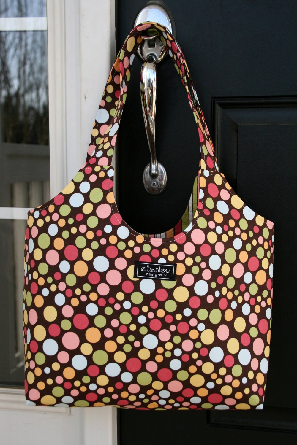 Boho Bag in Bokeh Dot
