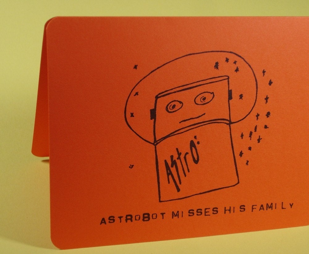 Astrobot Misses His Family