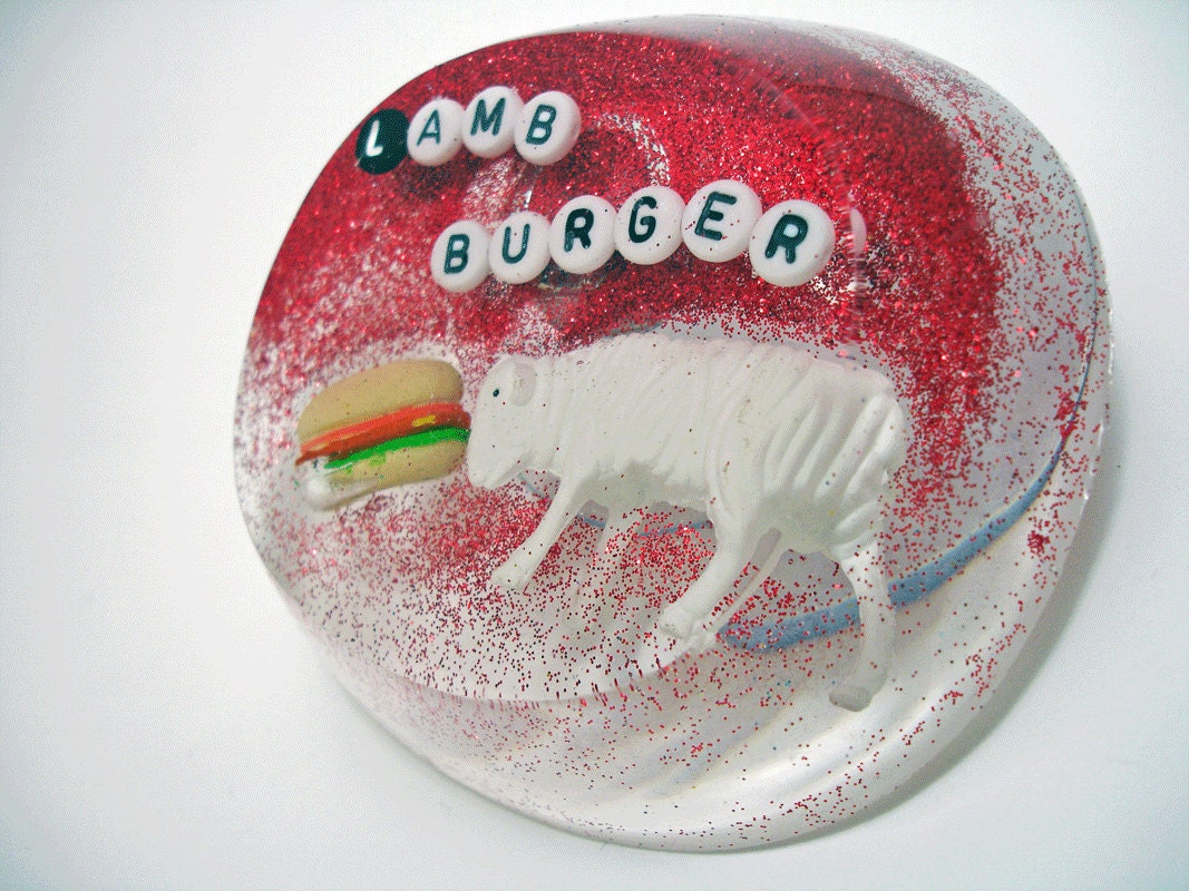 Bizarre Waterproof Art - Lamb Burger