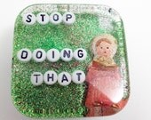 Quirky Weird Bathroom Art - Art for your Shower: Stop Doing That