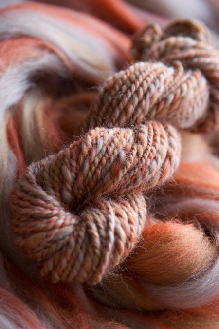 CAMEO semi solid Merino roving or top for spinning 4 oz. Limited Edition.