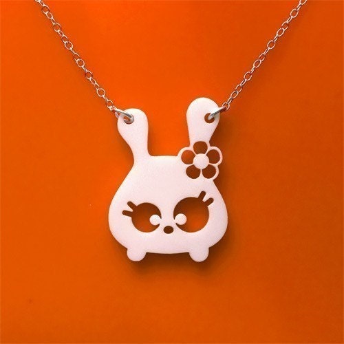 Tumsy the bunny necklace