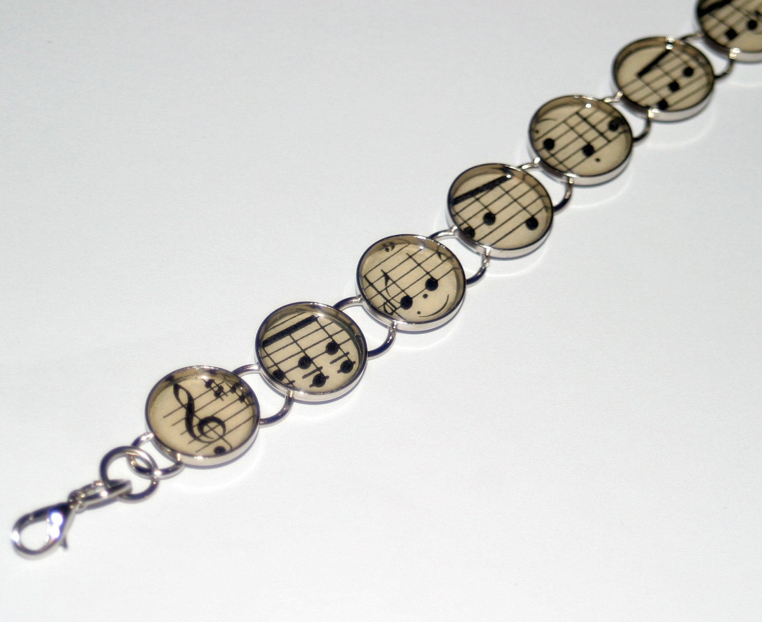 Vintage Sheet Music Bracelet
