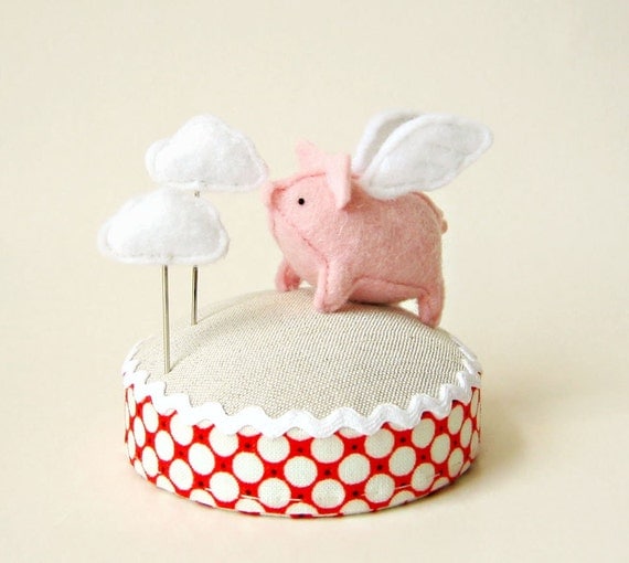 Flying Pig Pincushion