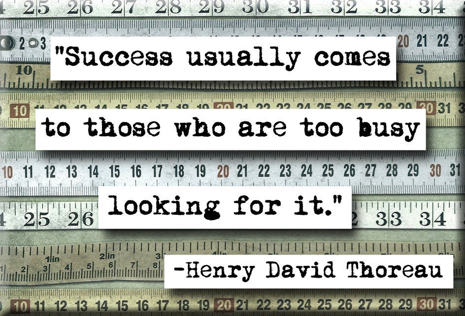 Thoreau Quote Magnet (no.162)