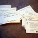 ONE Random Library Card Catalog Notepad