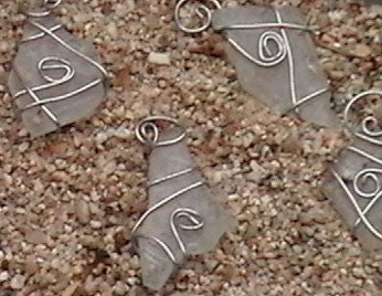Hand-wrapped Sea Glass