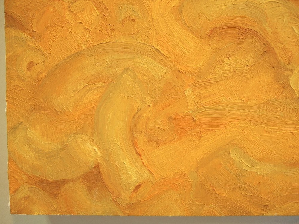 MACARONI and CHEESE painting - original oil painting of your favorite comfort food