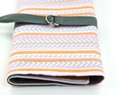 Knitting Needle Case or Art Tool Organizer SHORT Zig Zag