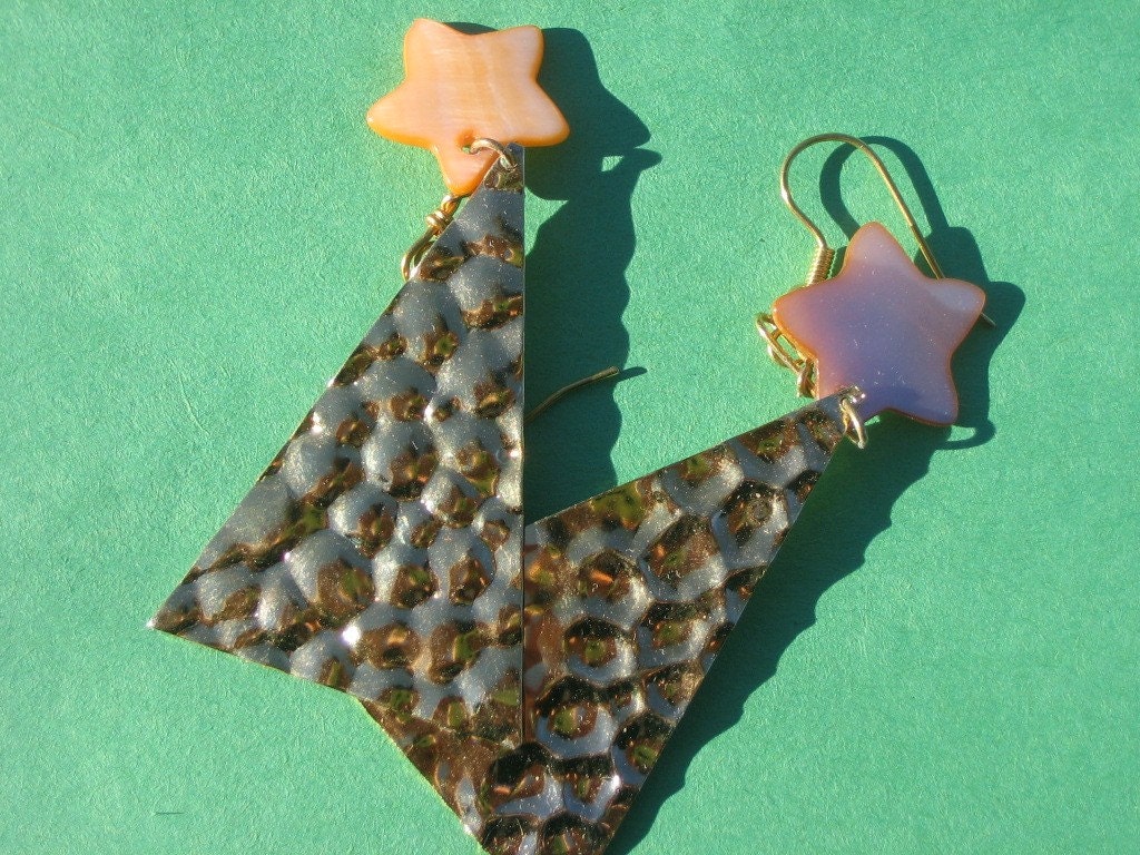 Golden Starlight Earrings