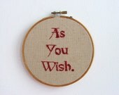 Hand Embroidery Hoop - Westley