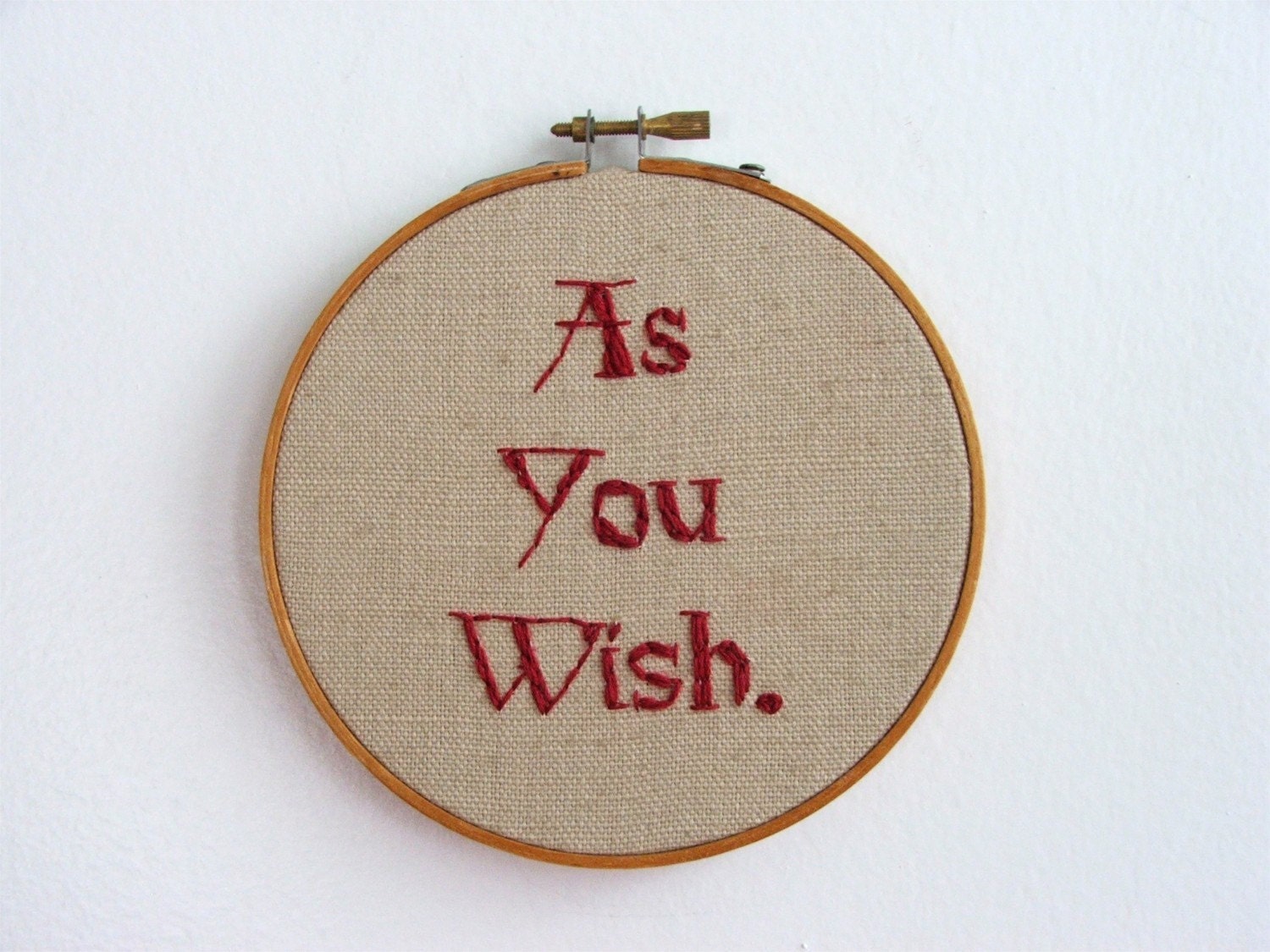 Hand Embroidery Hoop - Westley