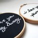 Hand Embroidery Hoop Set - Pumpkin and Honey Bunny