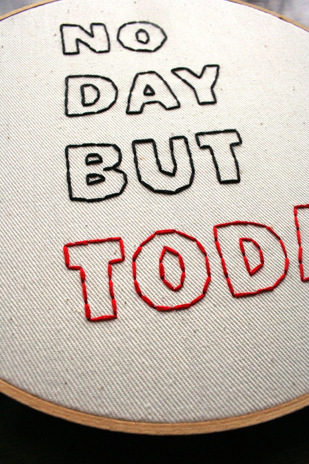 Hand Embroidery Hoop - Another Day